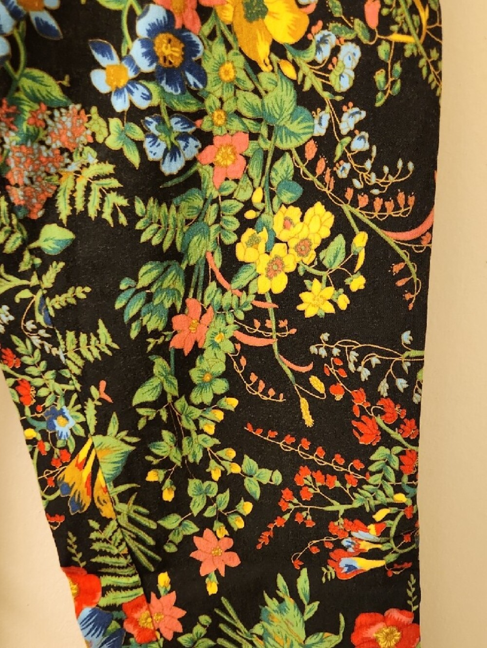 Soft Surroundings Black Floral Accents Size M - Picture 6 of 8